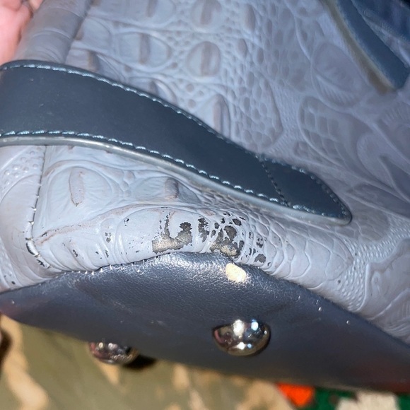 SUMMER SALE Sharif 🌹Vintage NY Designer Leather Studded Purse w/ Silver Lock - Picture 12 of 16